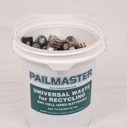 Our battery pails come in 3 sizes for different needs