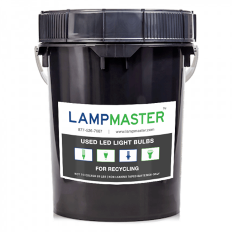 LED Bulb Recycling with Lampmaster 5 Gallon Kit